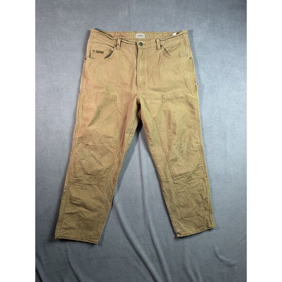 C.E. Schmidt Workwear Pants Double Knee Carpenter Canvas Men 38x30 - Picture 1 of 5
